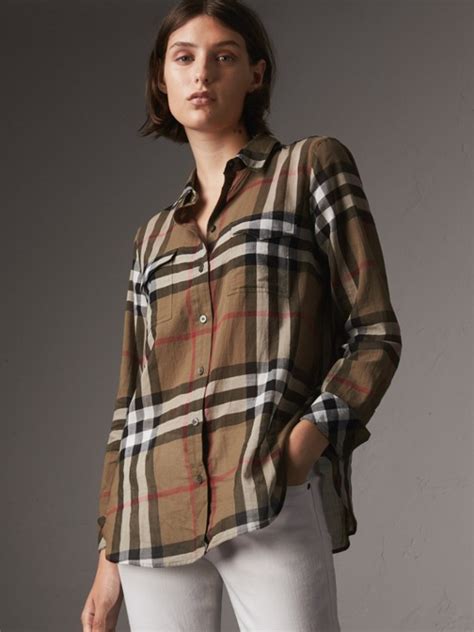 burberry blusen damen